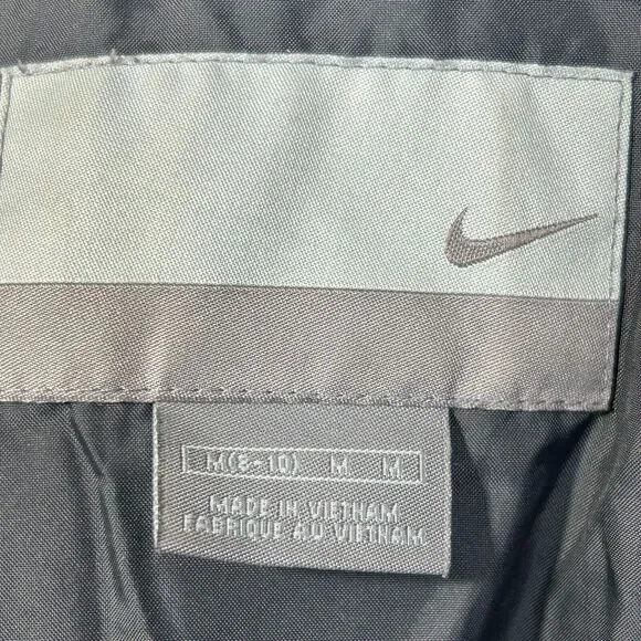 Nike Womens M Puffer Jacket Down Reflective Zipper Blue - Picture 14 of 16